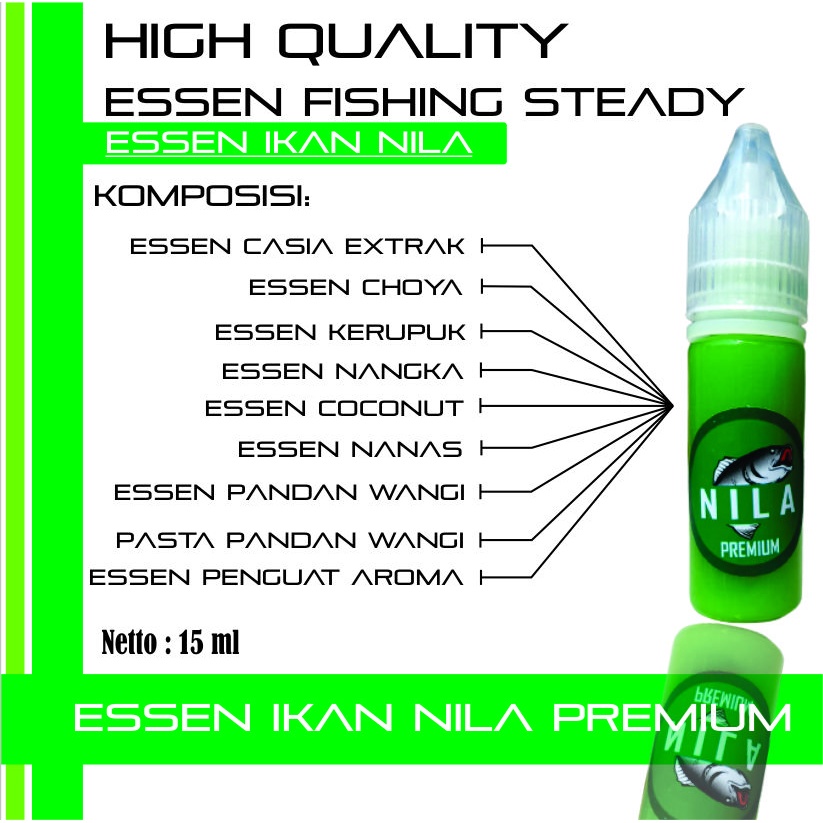 Essen Nila PREMIUM / Essen Nila media lumut / essen nila paling ampuh / essen nila gacor / essen nil