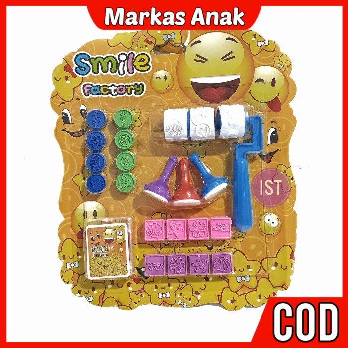 

Mainan Anak Anak Umur 3 4 5 6 7 Tahun Hadiah Anak Stempel Stamp Roll Set Smile Factory Murah