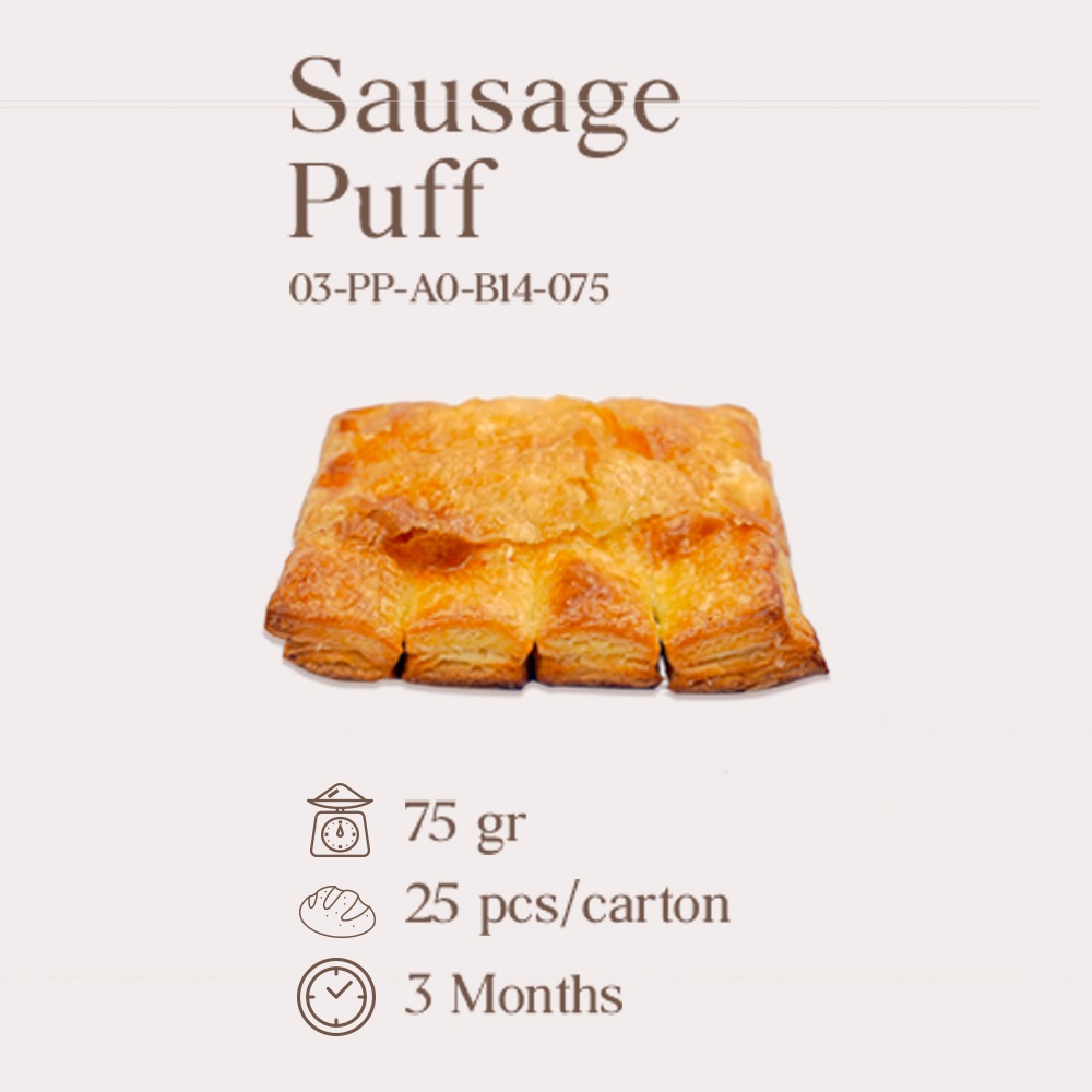 

SAUSAGE PUFF FRESH/READY-TO-EAT (KARTON)