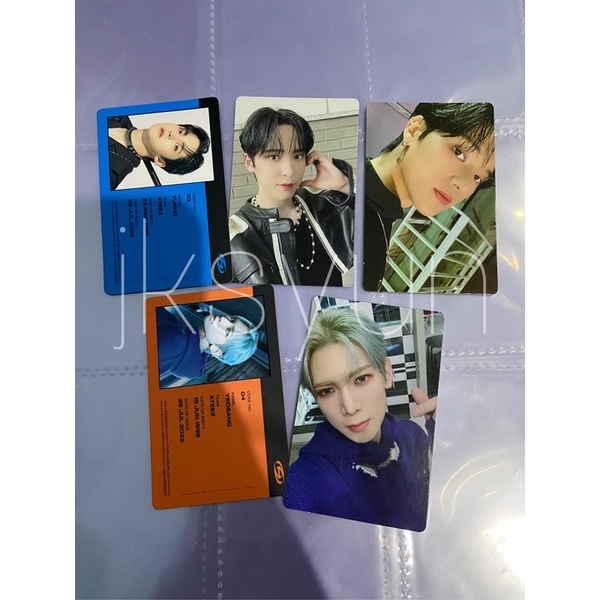 ATEEZ PC photocard id movement the world pt.1 yunho wooyoung yeosang