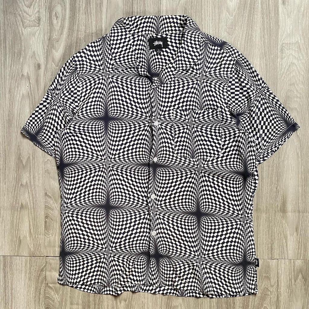 Stussy Psychedelic Shirt. Kemeja Stussy. Baju Stussy