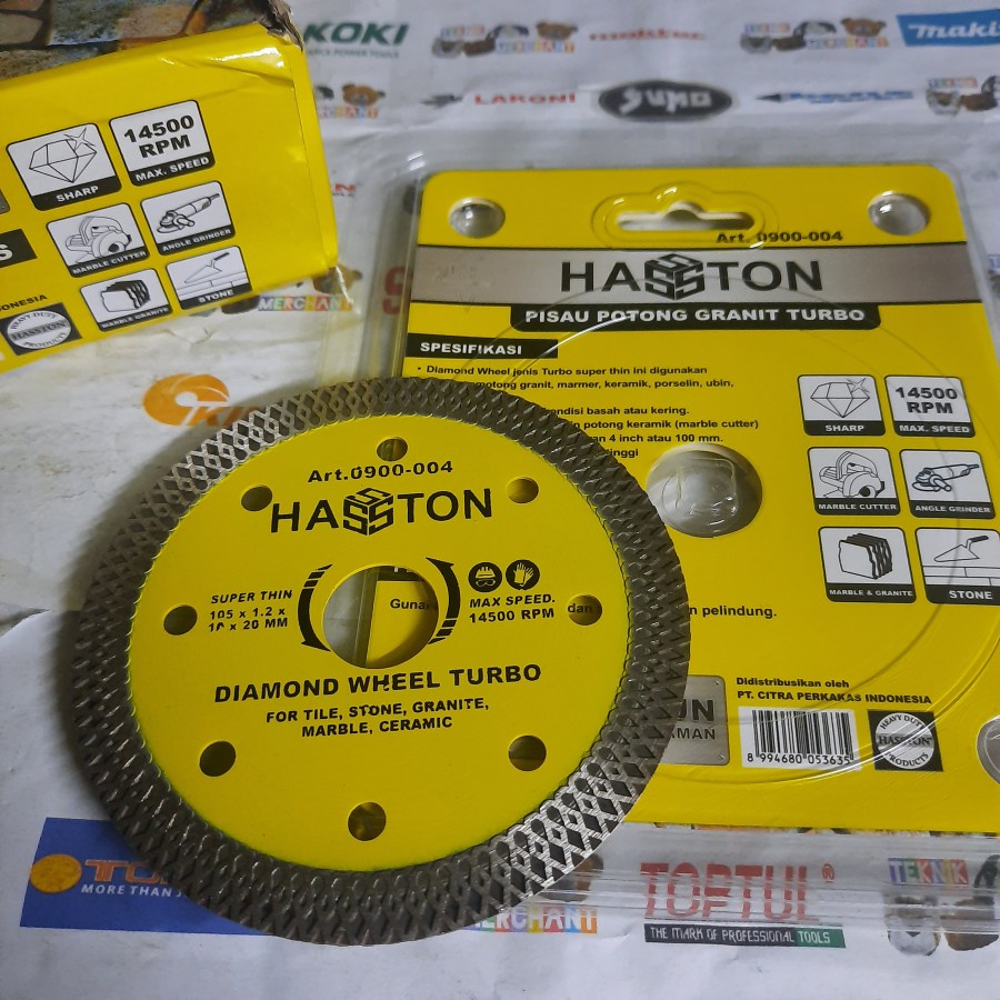 Mata potong keramik haston / diamond wheel gerinda turbo prohex granit