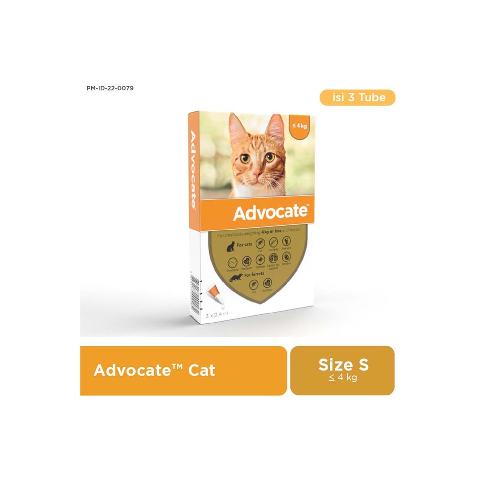 ADVOCATE Cat Obat Kutu Kucing Tetes Per Tube