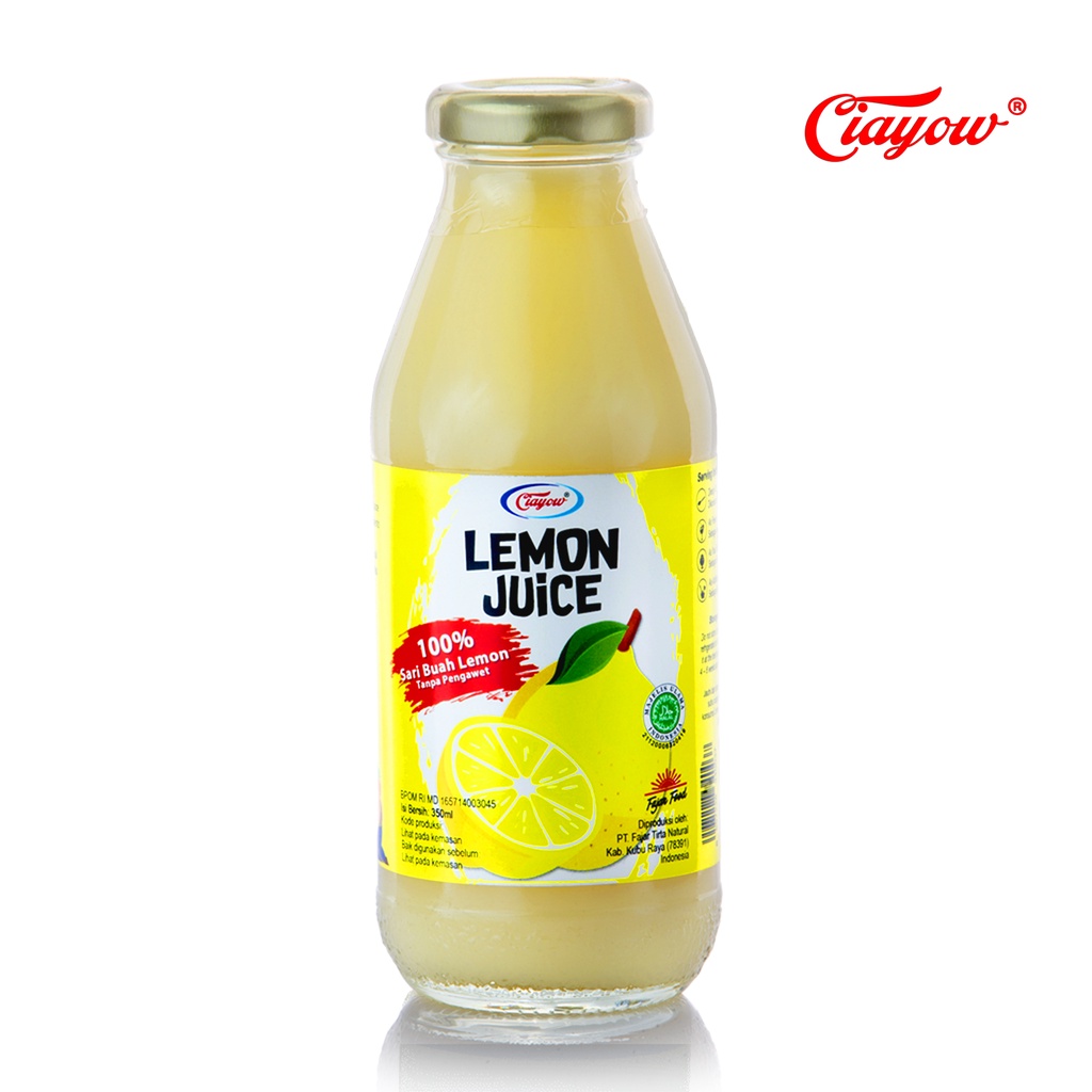 

Lemon Juice Ciayow / Sari Buah Lemon / Lemon Jus / Air Perasan Lemon / Air Lemon Murni / Air Lemon Kemasan / Sari Lemon Kemasan / Pure Lemon Juice / Sari Lemon Tanpa Gula / Sari Lemon Alami / Sari Lemon Murni 350 Ml