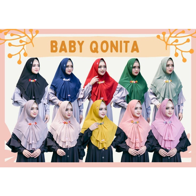 KHIMAR QONITA by Linalivia Hijab
