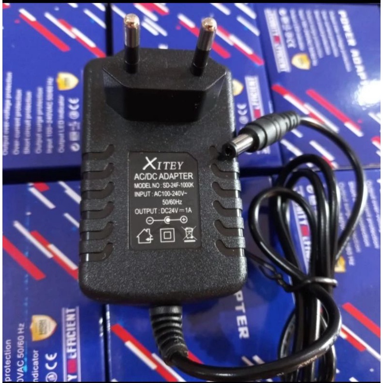 Adaptor 24V 1A Switching/Adapter Charger Diameter Jack DC 5.5mm