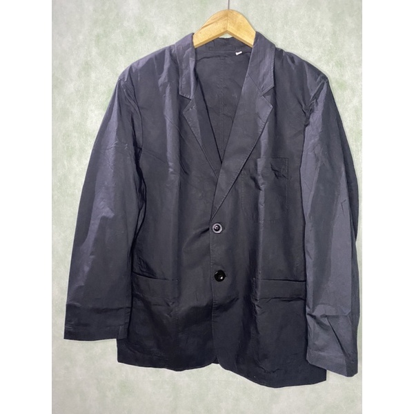 Preloved/Thrift Blazer Hitam Uniqlo /Black Blazer Korean Style
