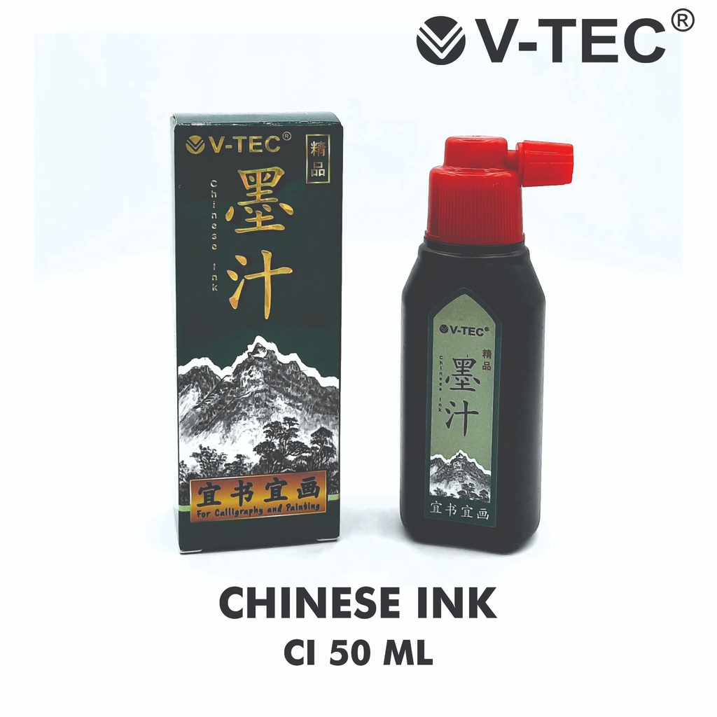 

Tinta kaligrafi / Tinta Cina V-tec 50ml