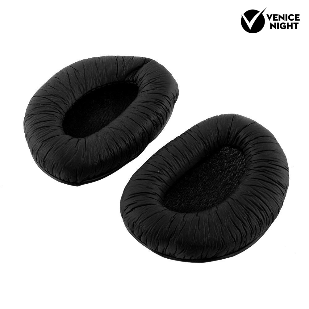 (VNEP) (Berkabel) 2Pcs Pengganti Bantalan Telinga Headphone Penutup Bantal untuk S-ennheiser HDR160 170 180