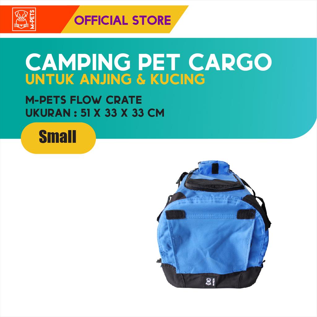 M-Pets Flow Crate Camping Pet Cargo Small / Kandang Travel Rangka Besi