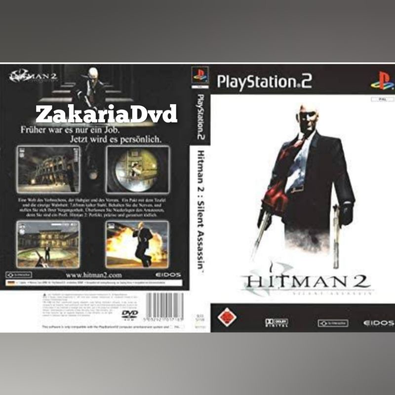 Kaset Ps 2 HITMAN 2 Sillent Assasin