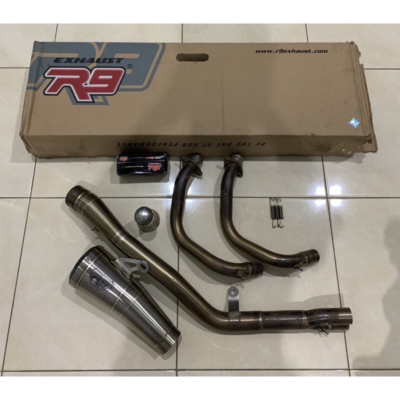 Jual Knalpot R9 Gp Series Ss Cbr250rr Full System Original Shopee Indonesia 0751