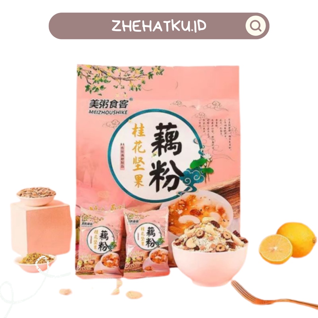 

Ou Fen Lotus Roof Podwer Bubuk 1 Sachet Ecer 38 Gram