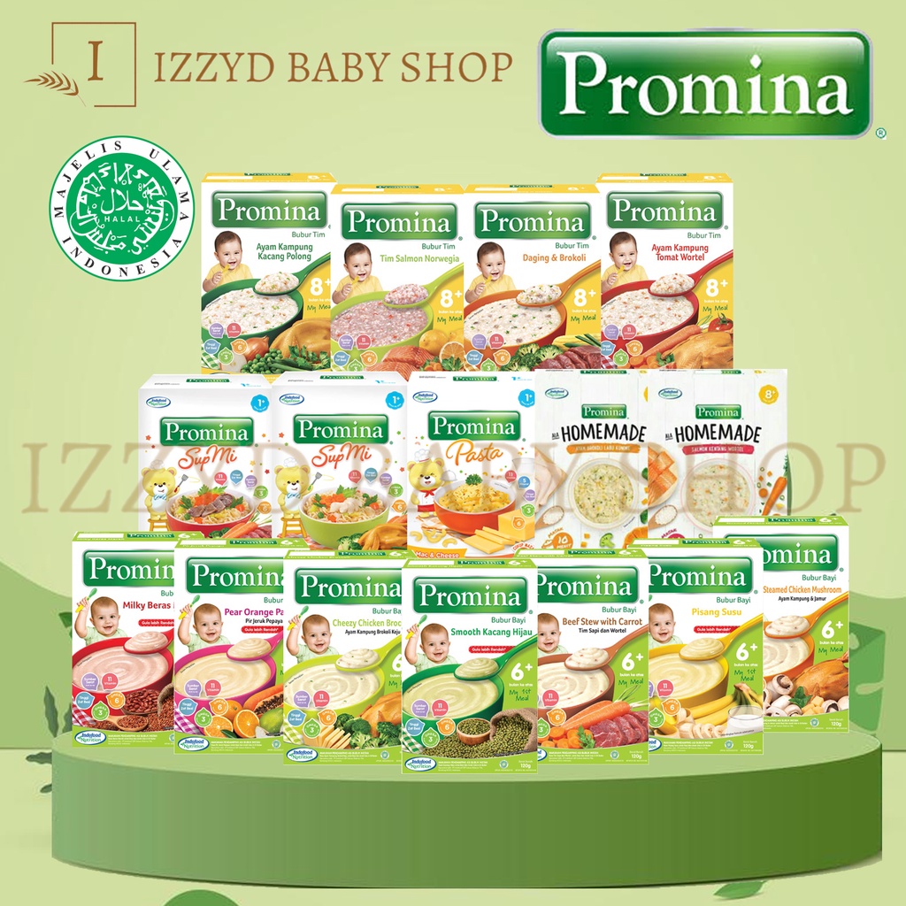 Promina Bubur Bayi 120gr / bubur tim bayi homemade / MPASI BAYI / Promina Baby Cereal / sup mi mie daging ayam/ pasta mac n cheese