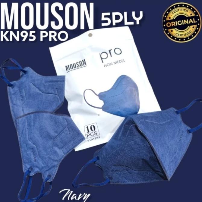 Masker Mouson KN95 Pro 5ply isi 50pcs t-arrashopsby Berkualitas