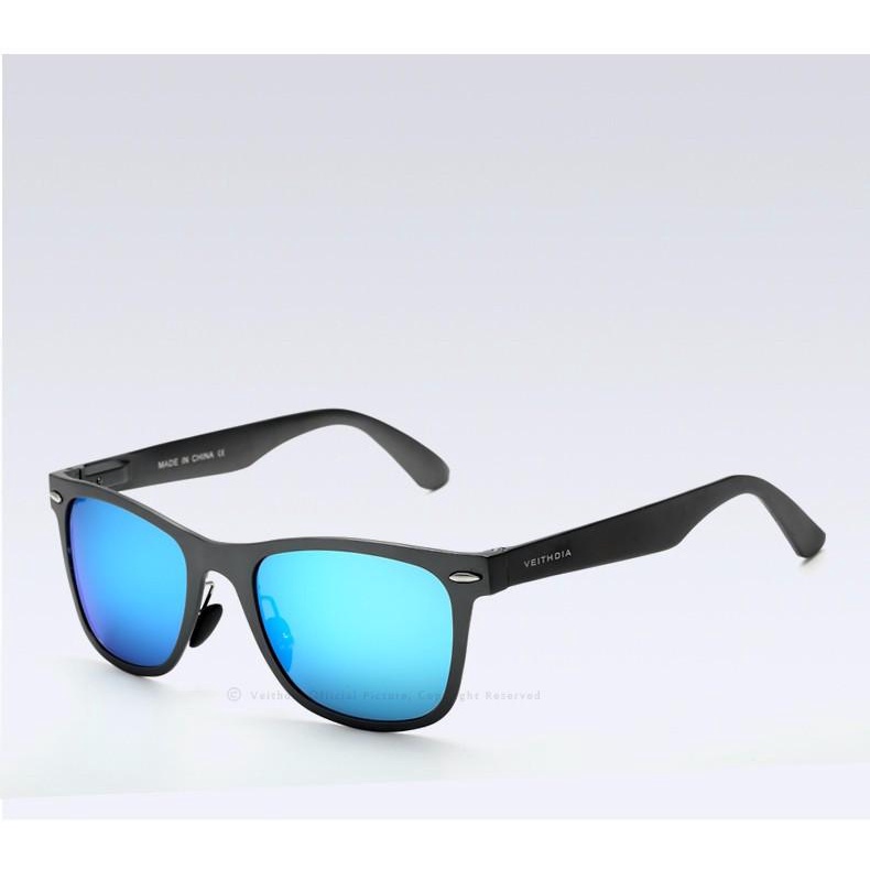 VEITHDIA 2140 Kacamata Hitam Aluminium Sport dan Travel Elegant Mirrored UV400 Polarized Sunglasses