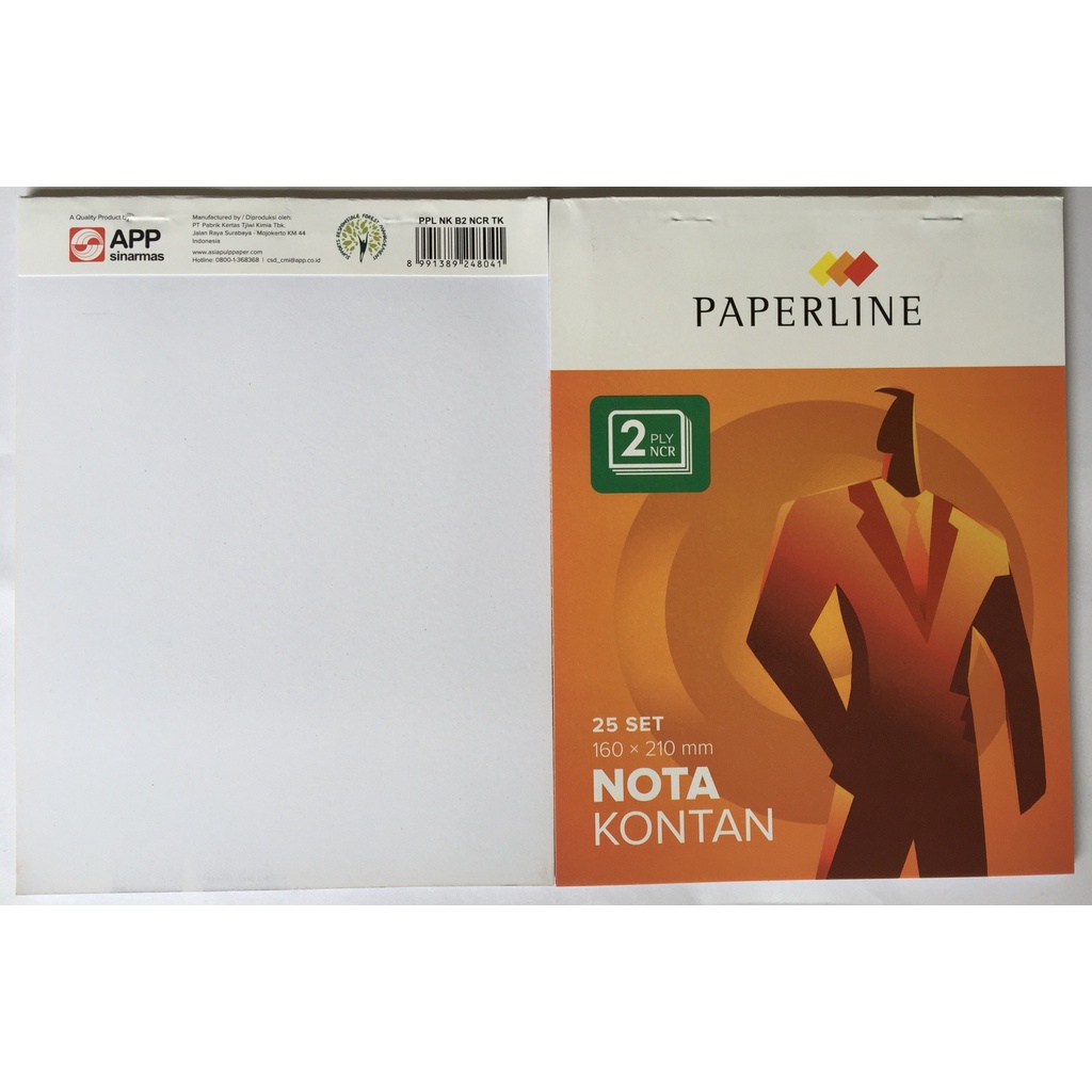 

(1 Biji) GROSIR Nota Kontan PAPERLINE Besar 2 Ply / Nota Kontan Paperline B2 / Buku Nota Kontan PAPERLINE Besar 2 Rangkap / Paperline B-2 (1 Biji)