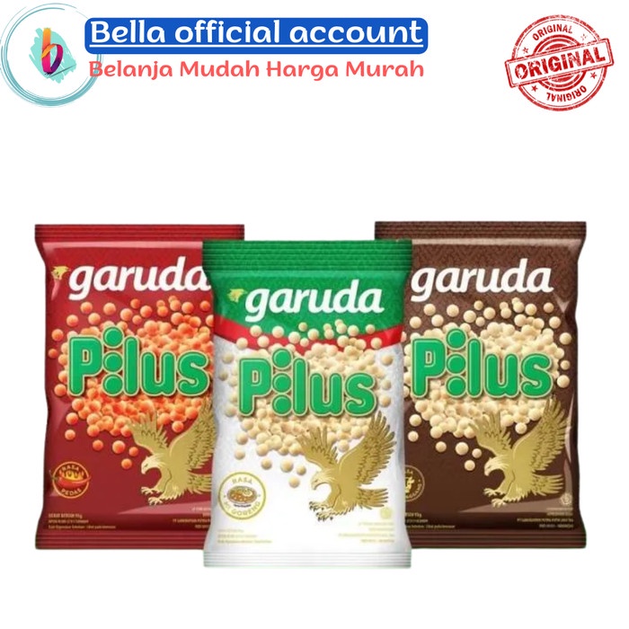 

Pilus Garuda Premium Pedas - Rasa Sapi Panggang Snack 95 gr / 3 pcs - MIX 3 Rasa