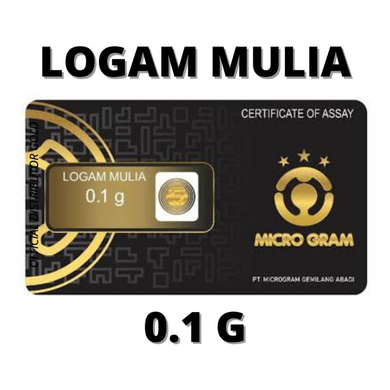 Logam Mulia 0.1 Gram