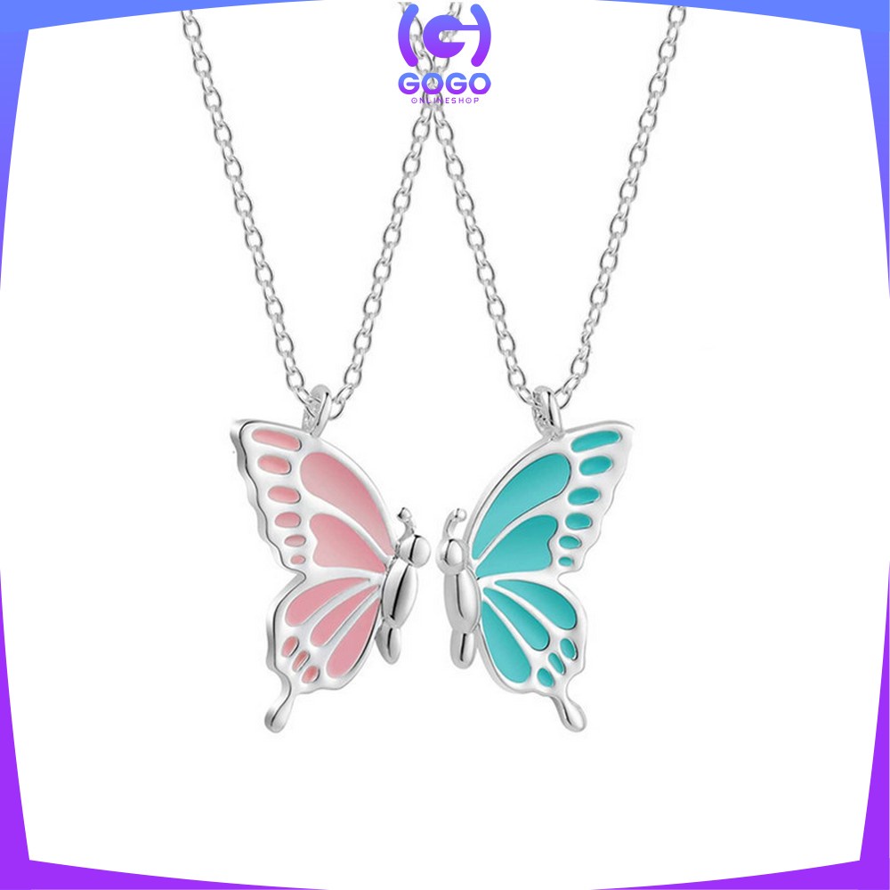 GOGO-K121 Kalung Couple Magnet 2 PCS / Kalung Couple Best Friend / Kalung Pasangan Pria Wanita Couple Necklace Aksesoris Wanita