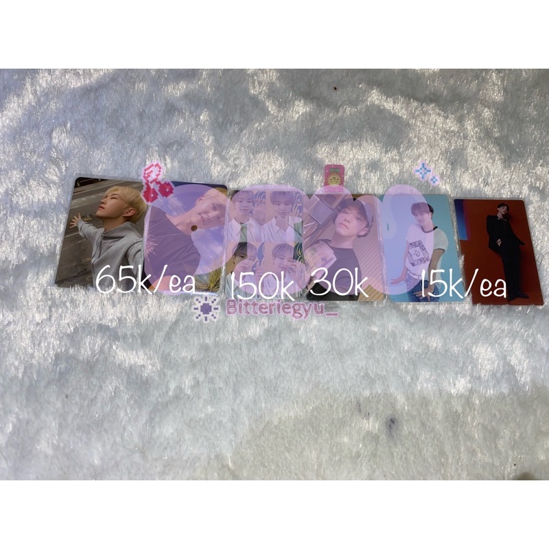 Photocard seventeen Hoshi album grid caratland power of love kwon soonyoung