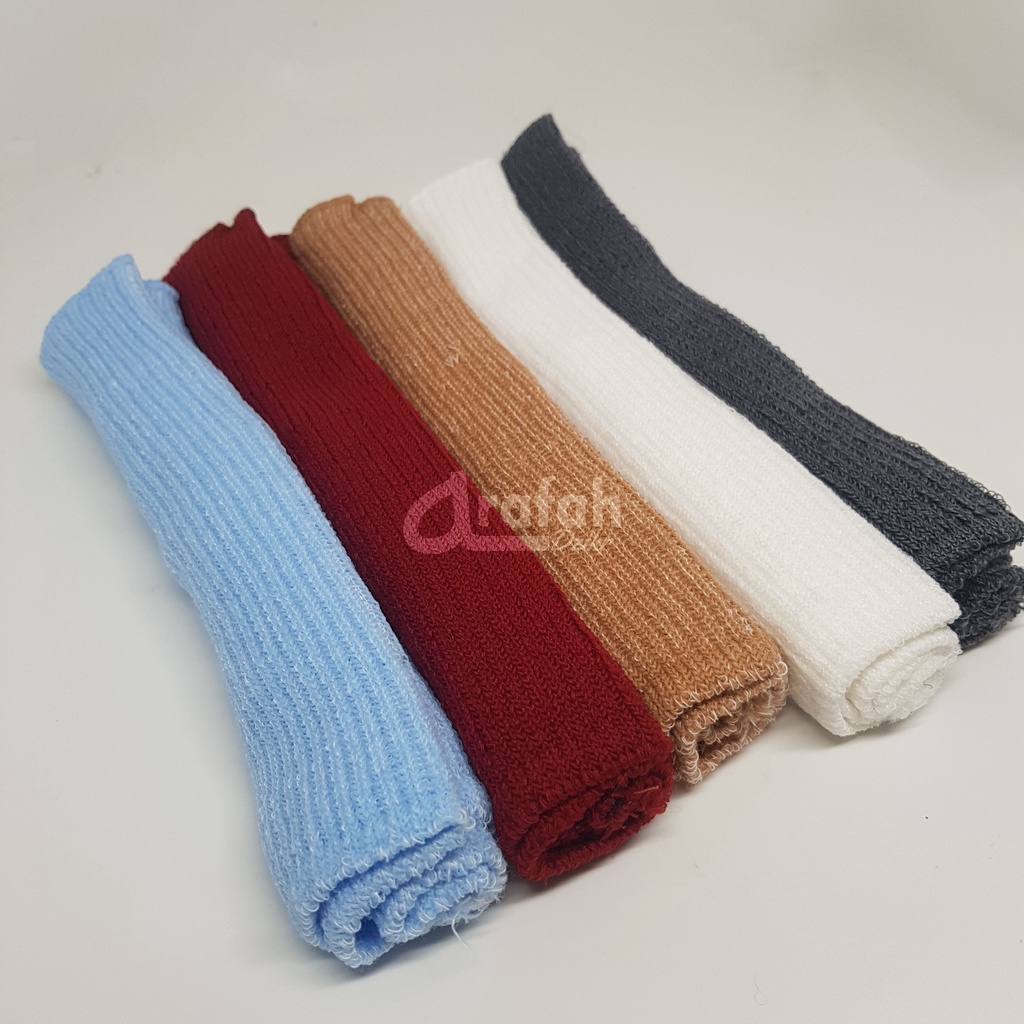 Ciput rajut bandana 1 warna kualitas premium