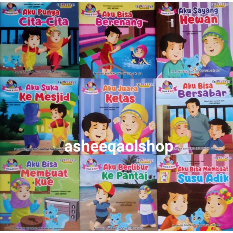 Buku Cerita Anak Dongeng Aisyah &amp; Mimi Full colour