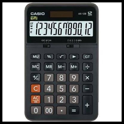 

Casio Ax 12 S - Calculator Desktop Kalkulator Meja Kantor Office Ax-12