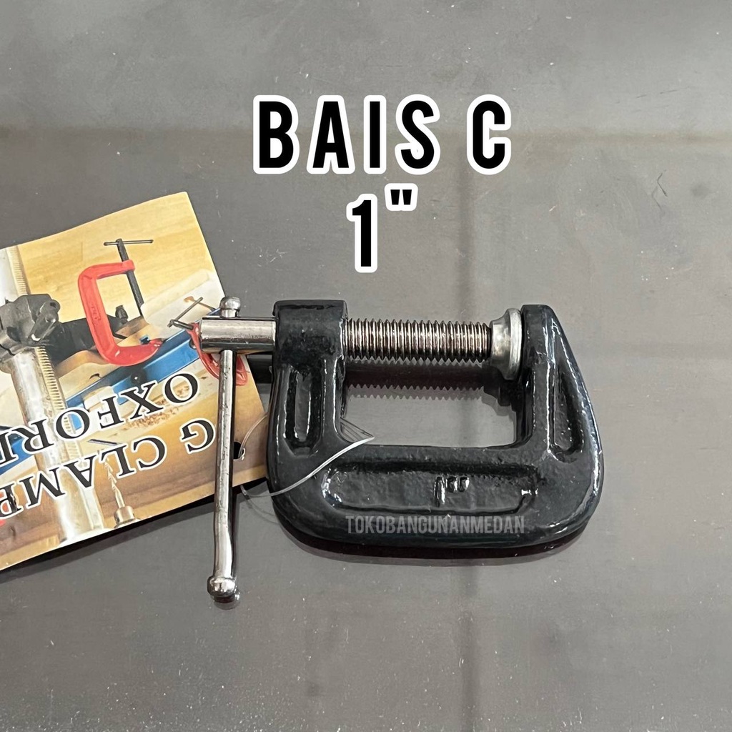 BAIS C 1 INCH OXFORD / KLEM KAYU CATOK JEPIT / PENJEPIT WOOD CLAMP