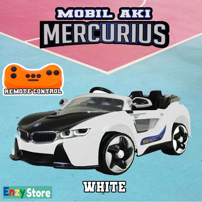 MAINAN ANAK MOBIL AKI YOTTA SPORT MERCURIUS TYPE MRS09-3A MOBIL AKI 2 GEAR BOX MP3 REMOTE