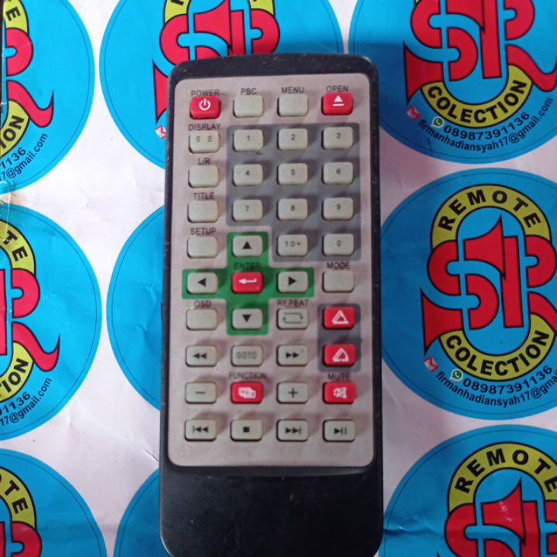 Remote audio car dvd doble din