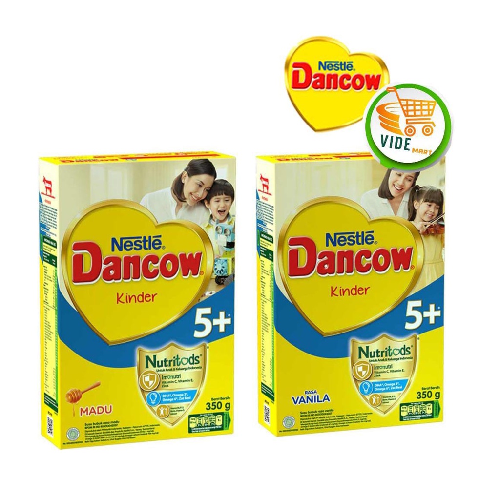 

DANCOW 5+ Nutritods MADU VANILLA 350G