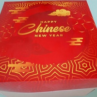 

3Pcs Dus Hampers Kue Imlek Kotak Kue Chiffon 30x30 Cake Box Pudding Tart Lapis Legit Cheese Cake Brownies Kue Kering CNY