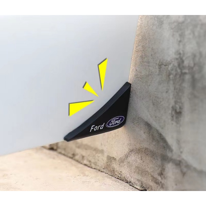 4pcs Stiker Pelindung Ujung Pintu Mobil Bahan Karet Silikon Tebal Anti Gores Untuk Toyota GR Honda Nissan Mazda Mitsubishi Suzuki BMW VW Hyundai KIA