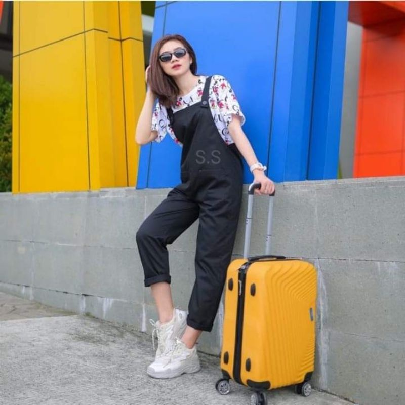 Jual Flow Overall Jumpsuit Baju Kodok Wanita Kekinian Ukuran Jumbo