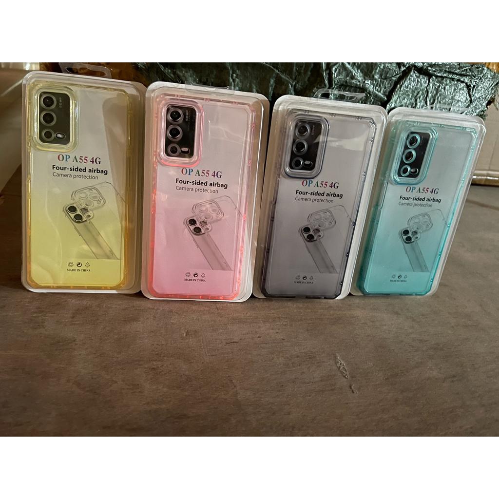 AIRBAG CASE WARNA TYPE OPPO A55 4G