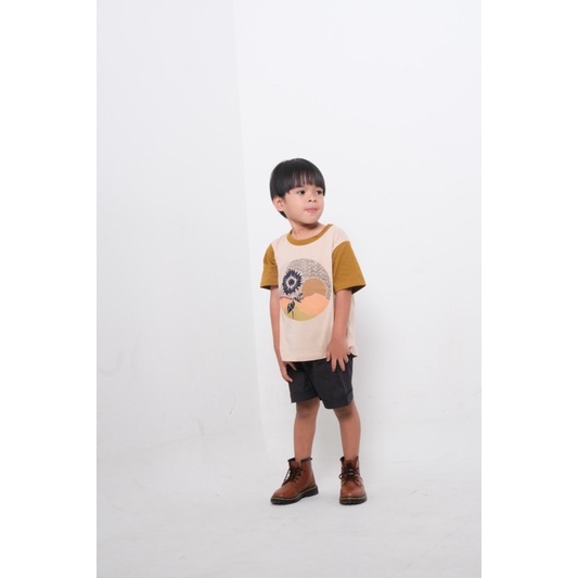 PANORAMIC TEE -  Promo 10.10 Anak Sablon Pemandangan Baju Bayi Premium Kids Cewek Cowok Laki Perempuan 1-6 Th