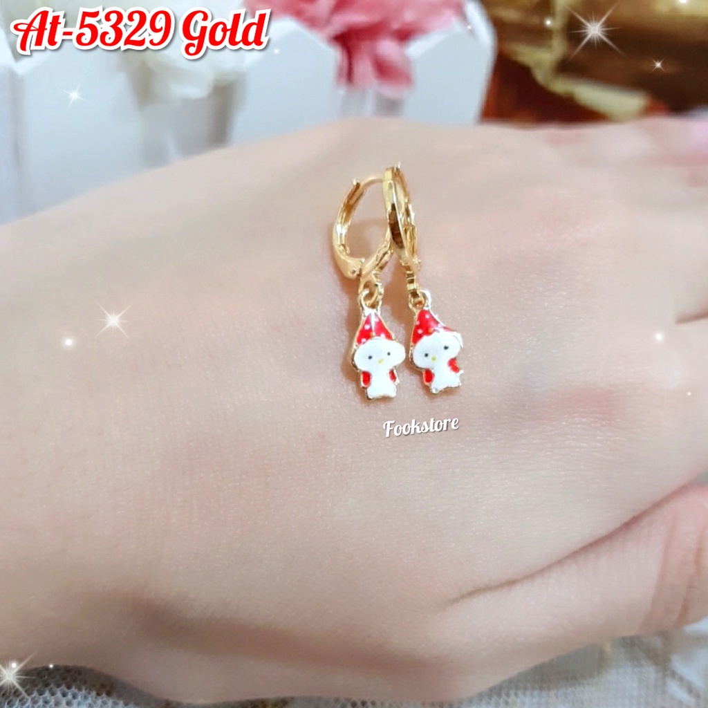 ANTING ANAK CLIP SILVER/GOLD ANTI ALERGI/COD