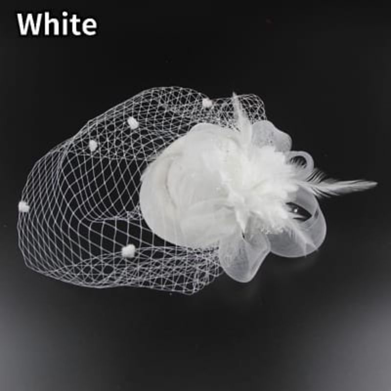 TOP-04 Fascinator hat headpiece topi aksesoris kepala hiasan topi pramugari pengantin
