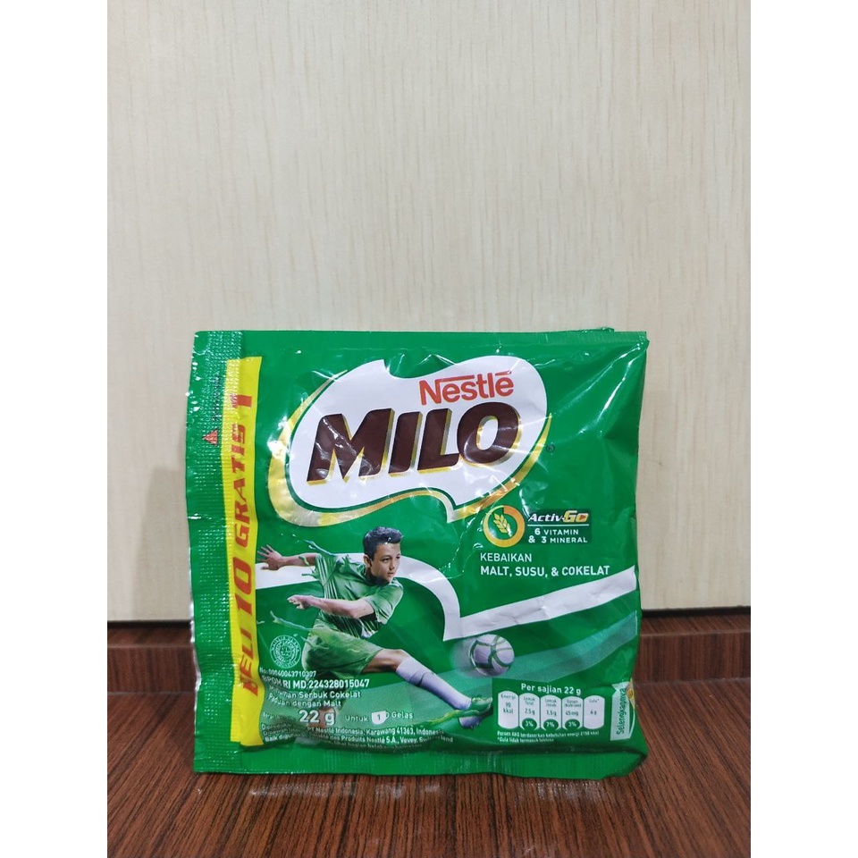 Susu Milo Nestle Coklat Active Go 22 gr