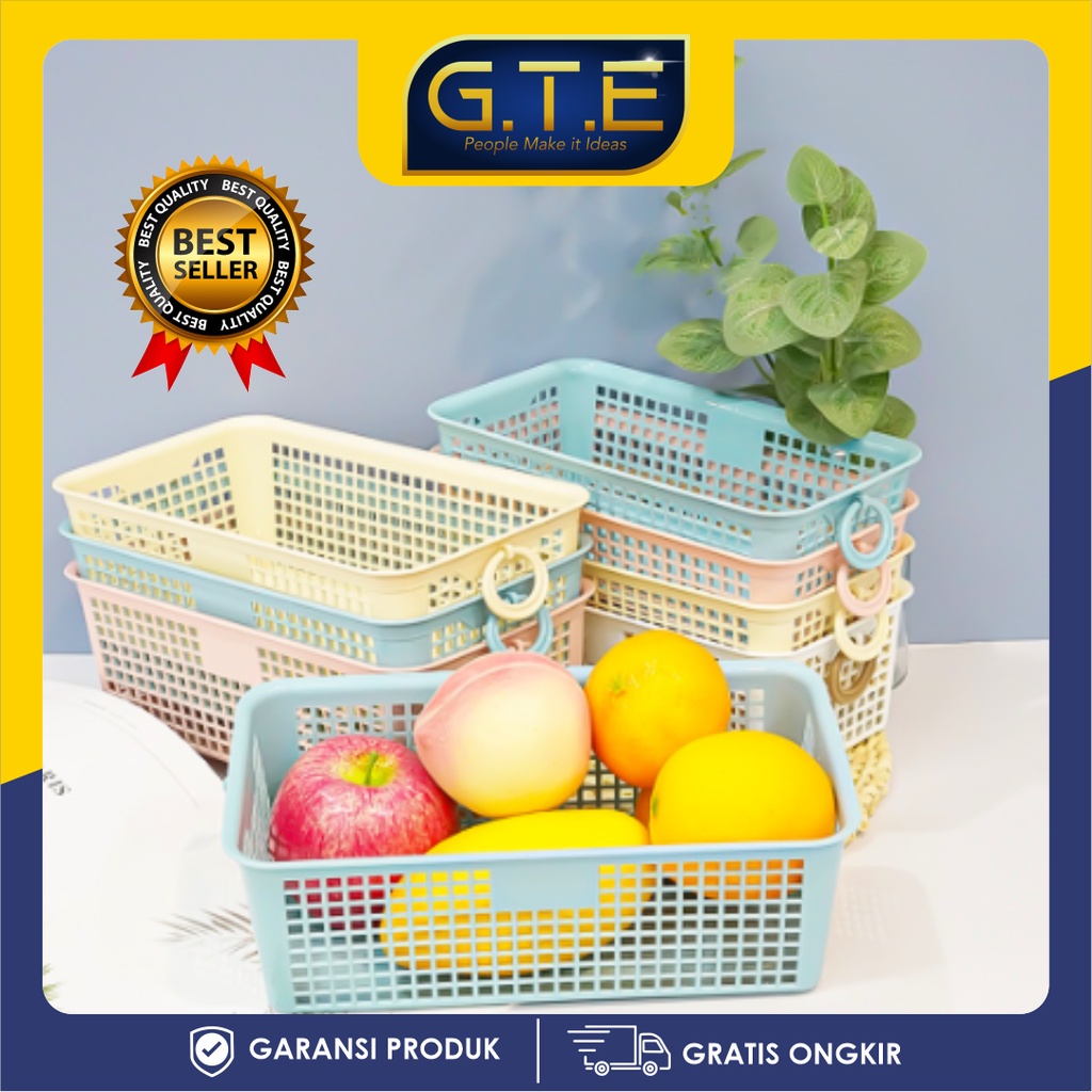 GTE | STORAGE BASKET | KOTAK PENYIMPANAN | KERANJANG BUAH | STORAGE TWO HANDLES