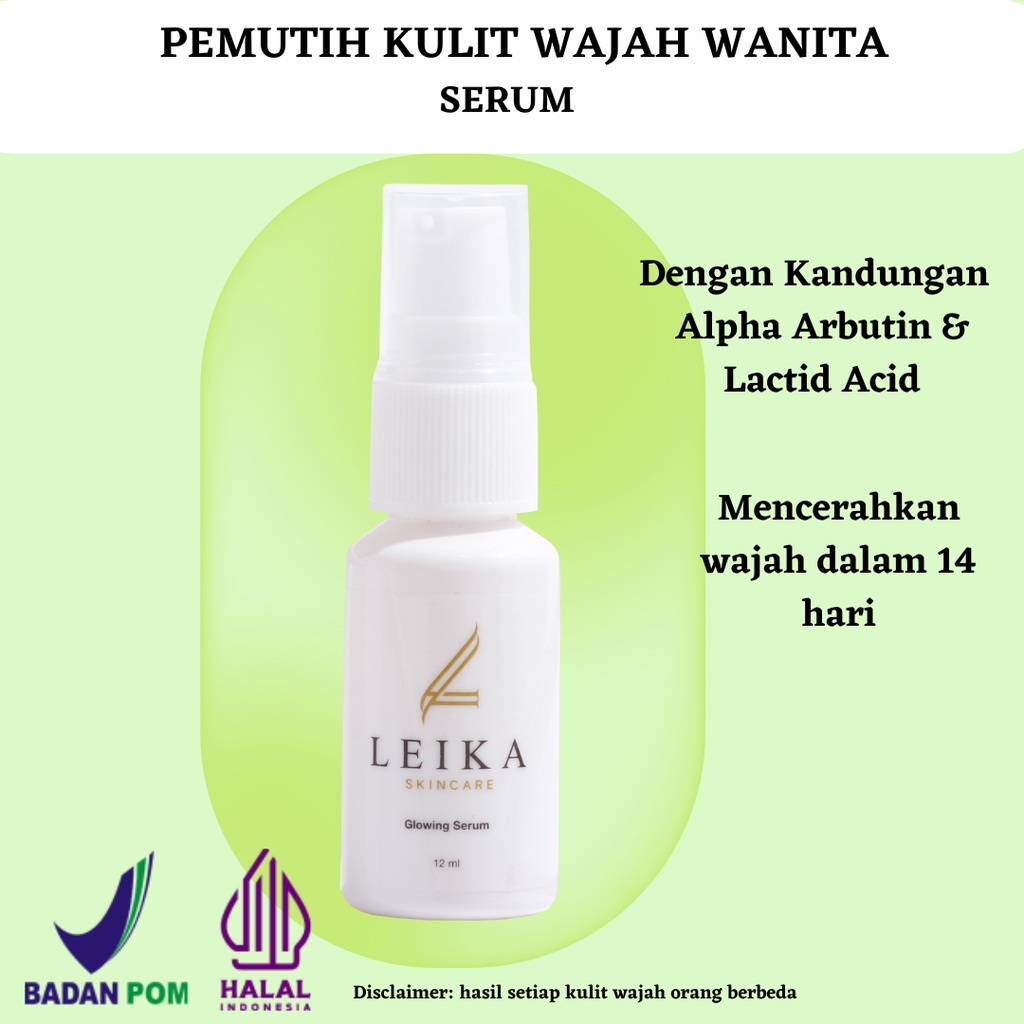 Serum Pemutih Wajah Ampuh Perawatan Kecantikan Terlaris Pemutih Wajah Permanen BPOM Serum Wajah