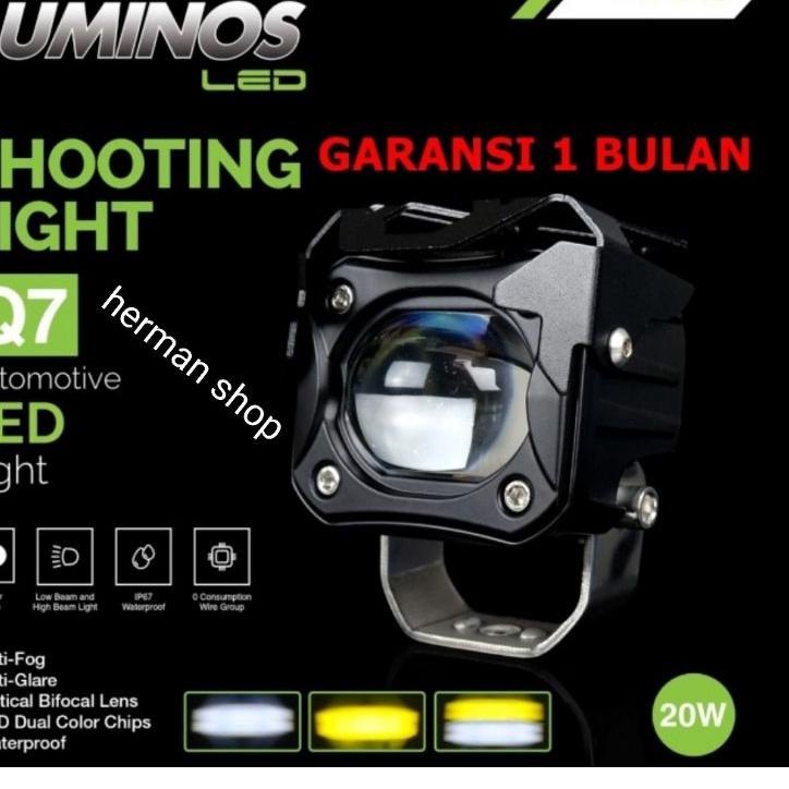 ➪➽✳✧ Lampu Tembak Laser 2warna LUMINOS Q2 / lampu luminos Q2 / lampu laser cr7 / lampu tembak cr7 / 