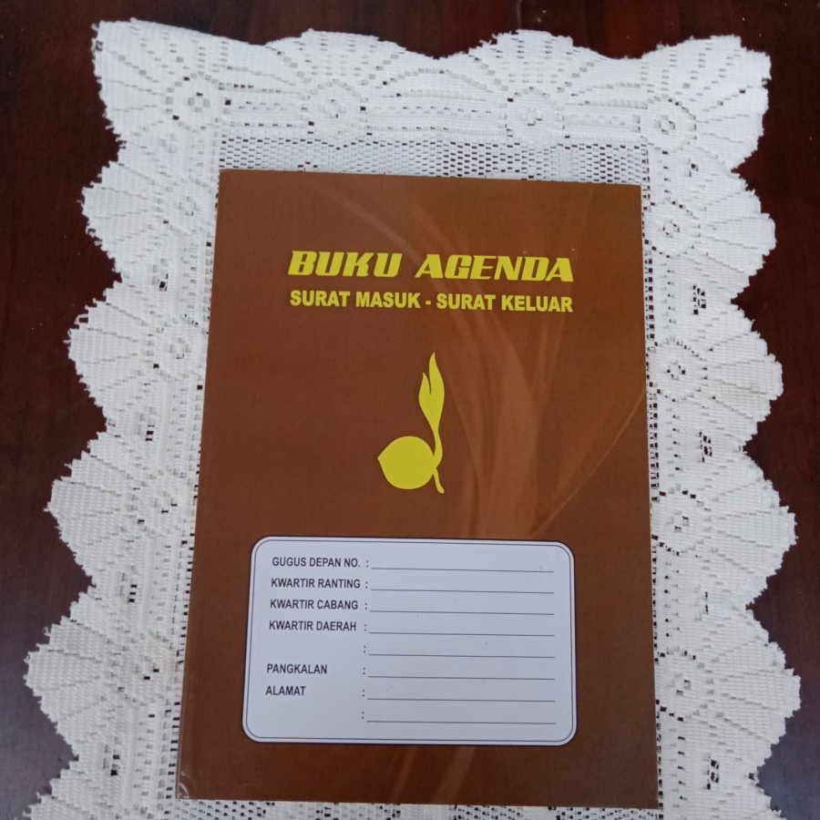 

Buku agenda surat masuk-surat keluar(administrasi kepramukaan)