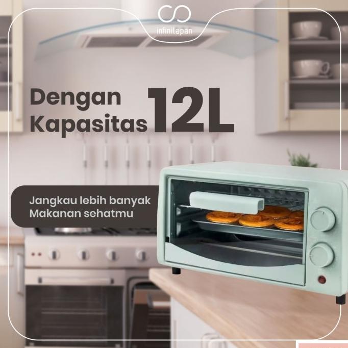 Oven Listrik Microwave Penghangat Makanan Low Watt 12L | INFINILAPAN