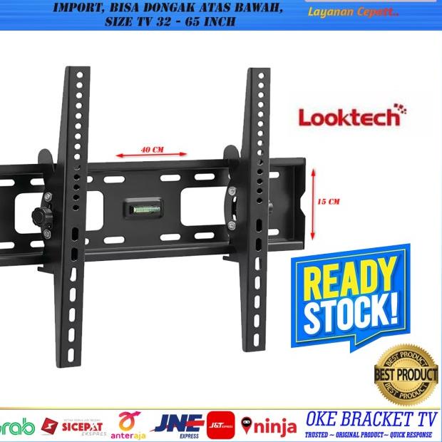 Breket LED Tv Samsung Sony LG Cooca TCL all merk TV 55 50 49 43 inch - FIX 26 - 60"