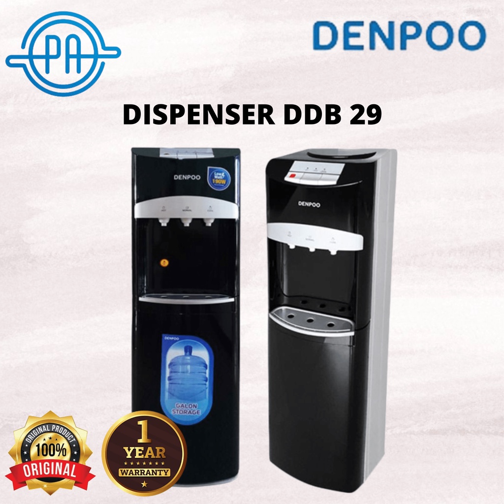 DISPENSER GALON BAWAH DENPOO DDB 29 ( PANAS NORMAL DINGIN)