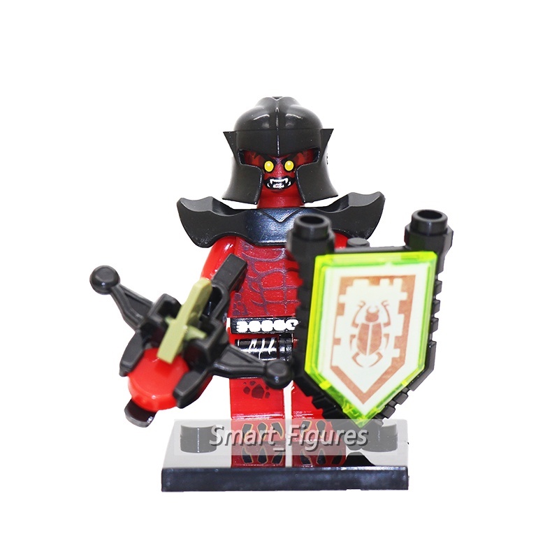 Nexo Knights Mainan Action Figure Minifigures Lance Richmond Macy Clay Aaron Lavaria Beast Master Untuk Hadiah JR807