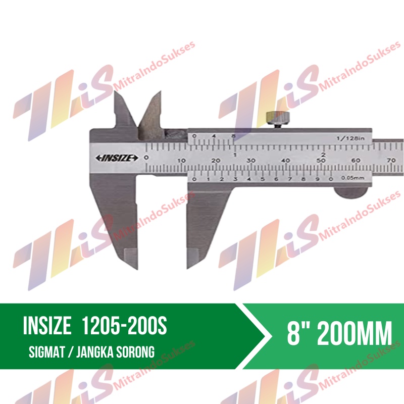 INSIZE 1205-200S Sigmat Digital 8 Inch 200 mm Jangka Sorong Caliper