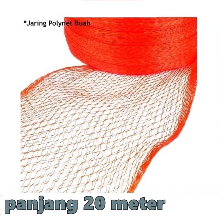 

Jaring Buah Pembungkus Sayur Parcel Polynet panjang 20 meter